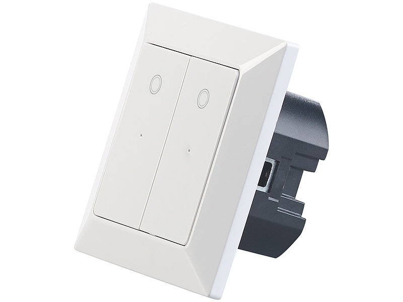 Doppel-Lichttaster mit WLAN, App, für Siri, Alexa & Google Assistant Doppel-Lichttaster mit WLAN, App, für Siri, Alexa & Google Assistant