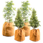 4er-Set Thermo-Topfschutz für Pflanzen, 2 Grössen 50 x 45cm + 70 x 65cm