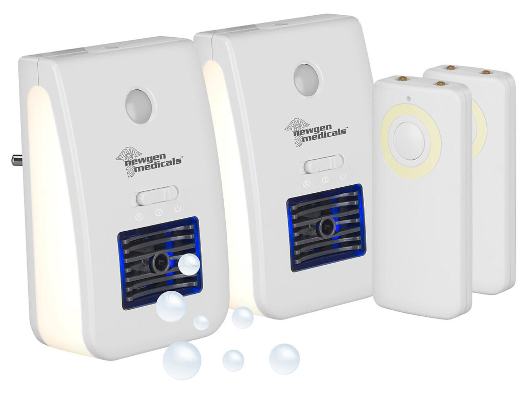 2er-Set 2in1-Ionisator-Luftreiniger & Nachtlicht, Fernbedienung, Timer 2er-Set 2in1-Ionisator-Luftreiniger & Nachtlicht, Fernbedienung, Timer
