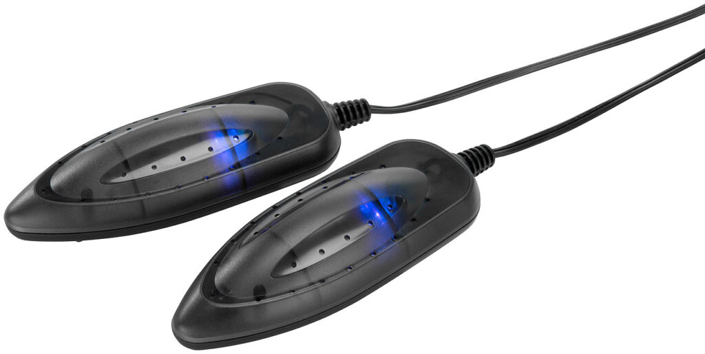 Portabler USB-Schuhtrockner mit UV-Licht und 2 Trocken-Modulen, 8 Watt Portabler USB-Schuhtrockner mit UV-Licht und 2 Trocken-Modulen, 8 Watt