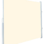 Seitenmarkise 180 x 300 cm, für Garten, Balkon und Terrasse, beige