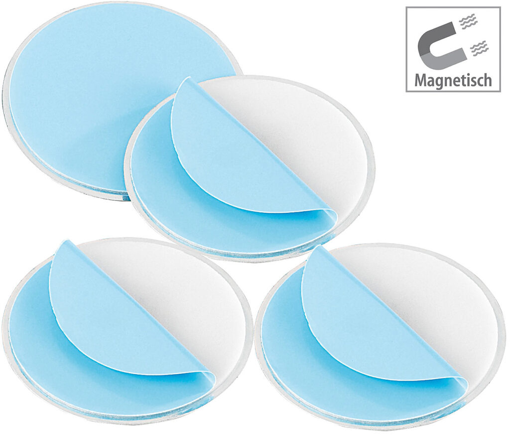 Magnet-Befestigungssystem für Rauchwarnmelder im 4er-Set Magnet-Befestigungssystem für Rauchwarnmelder im 4er-Set