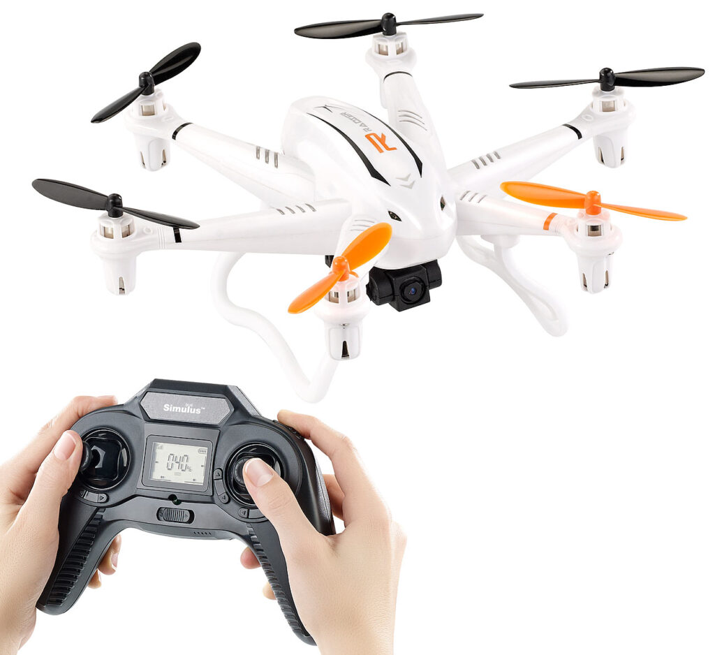 Kompakter Profi-Hexacopter GH-6.cam mit 720p-HD-Kamera Kompakter Profi-Hexacopter GH-6.cam mit 720p-HD-Kamera