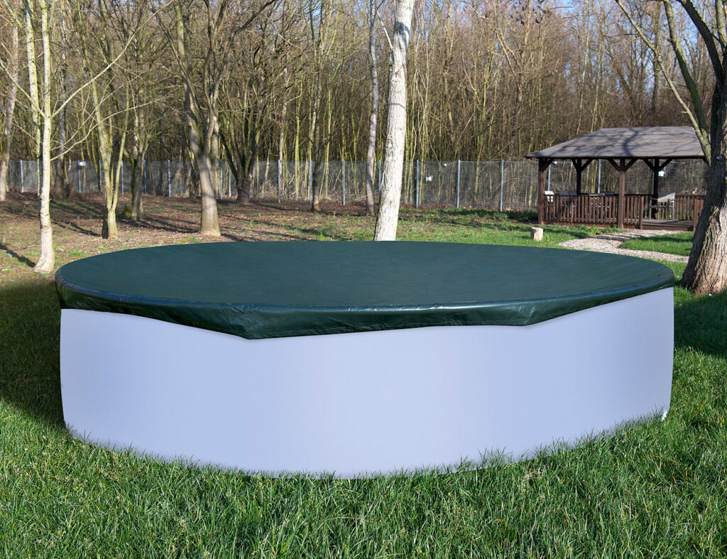 Gewebe-Abdeckplane XXL Rund für Pool, Trampolin, 460 x 17 cm (Ø x H) Gewebe-Abdeckplane XXL Rund für Pool, Trampolin, 460 x 17 cm (Ø x H)