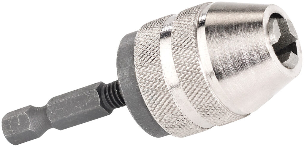 Schnellspann-Bohrfutter für Akku-Schrauber, Spannweite 0,5 – 6,5 mm Schnellspann-Bohrfutter für Akku-Schrauber, Spannweite 0,5 – 6,5 mm
