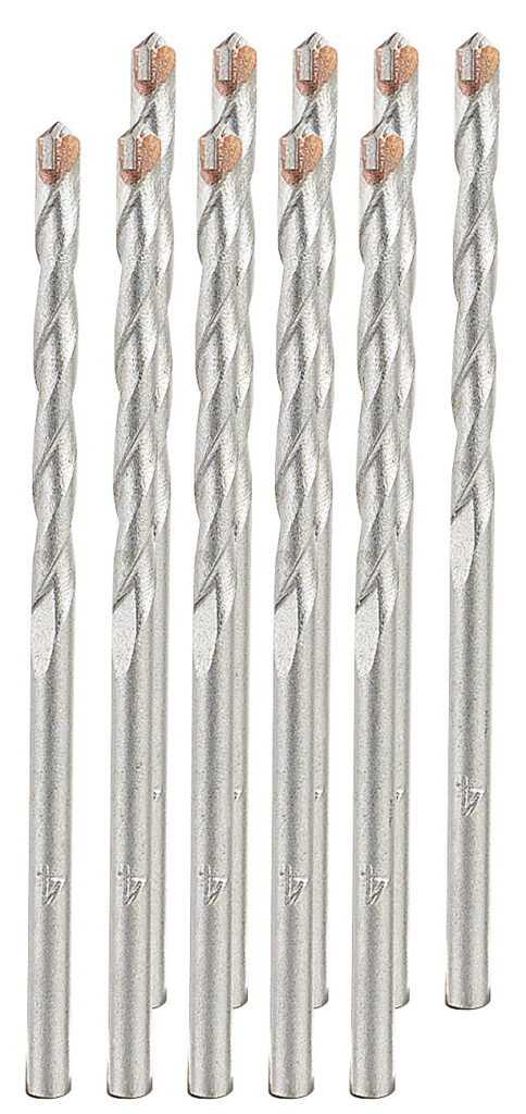 Beton-Bohrer-Set für Schlag- und Drehbohrer, 4 mm, 10 Stück Beton-Bohrer-Set für Schlag- und Drehbohrer, 4 mm, 10 Stück