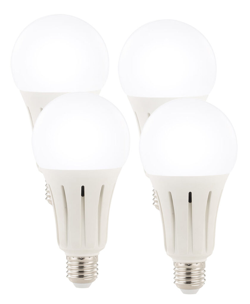 High-Power-LED-Lampe E27, 24 Watt, 2.452 Lumen, 6.500 K, 4er-Set High-Power-LED-Lampe E27, 24 Watt, 2.452 Lumen, 6.500 K, 4er-Set
