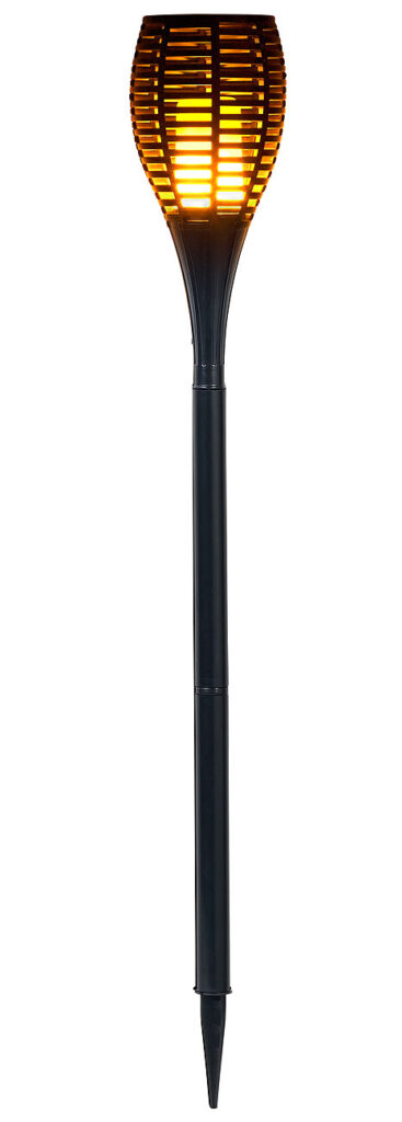 LED-Gartenfackel, realistisches Flammenflackern, 2.200-mAh-Akku, IP44 LED-Gartenfackel, realistisches Flammenflackern, 2.200-mAh-Akku, IP44