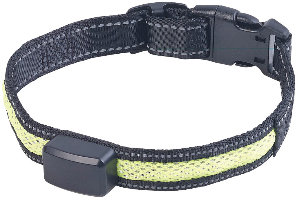 LED-Leuchtband mit kinetisch er Leucht-Funktion, für mittelgrosse Hunde LED-Leuchtband mit kinetisch er Leucht-Funktion, für mittelgrosse Hunde