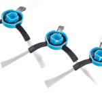3er-Set Ersatz-Bürsten für Saug- & Bodenwisch-Roboter PCR-8500LX