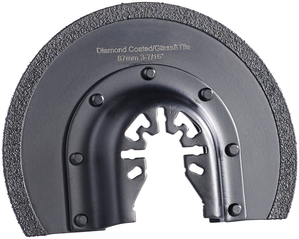 Diamantbesch. Rundsägeblatt für Multitools, 87 mm, Schnellspannung Diamantbesch. Rundsägeblatt für Multitools, 87 mm, Schnellspannung