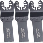 Standard-Tauchsägeblatt, 22mm, CRV, Schnellspannung, 5er-Set