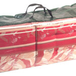 Gewebeplane-Tasche für Gartenmöbel-Sitzkissen, 130x50x32 cm, 150 g/m²