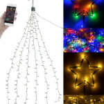 Christbaum-Überwurf-Lichterkette, 240 RGBW-LEDs, Bluetooth & App, IP44