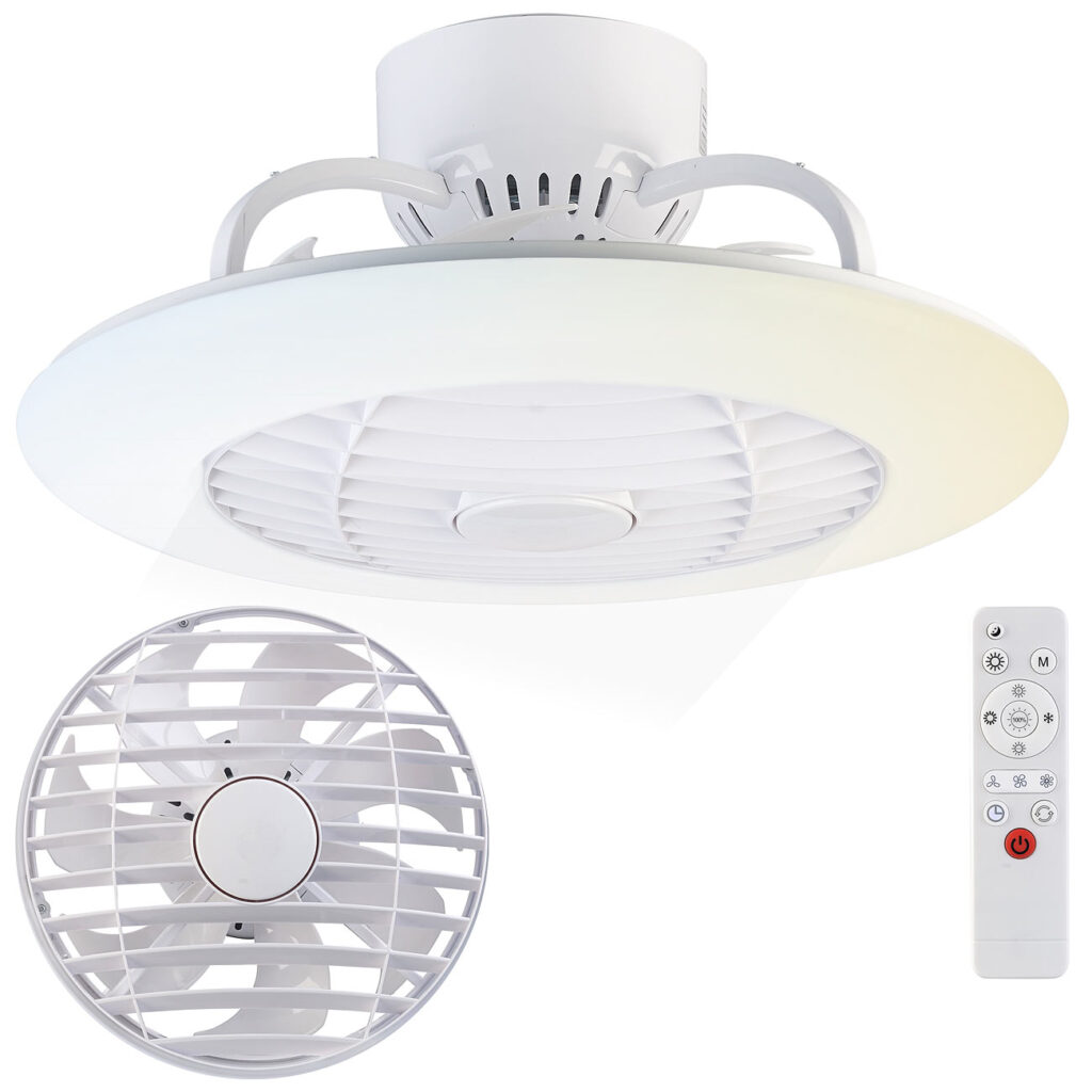 2in1-Deckenleuchte & Ventilator mit Fernbedienung, variable Lichtfarbe 2in1-Deckenleuchte & Ventilator mit Fernbedienung, variable Lichtfarbe