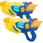 2er-Set batteriebetriebene Wasserpistolen, LED-Lichteffekt ,  je 600 ml