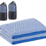 2er-Set schnelltrocknendes, leichtes Bambus-Handtuch, 200 x 80 cm