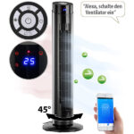 Turmventilator, Ionisator, WLAN & App, Siri, Alexa & Google Assistant