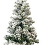 Künstlicher Weihnachtsbaum imSchneedesign, 120 cm, 199 PVC-Spitzen