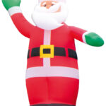 Selbstaufblasender XXL-Weihnachtsmann, 6 m