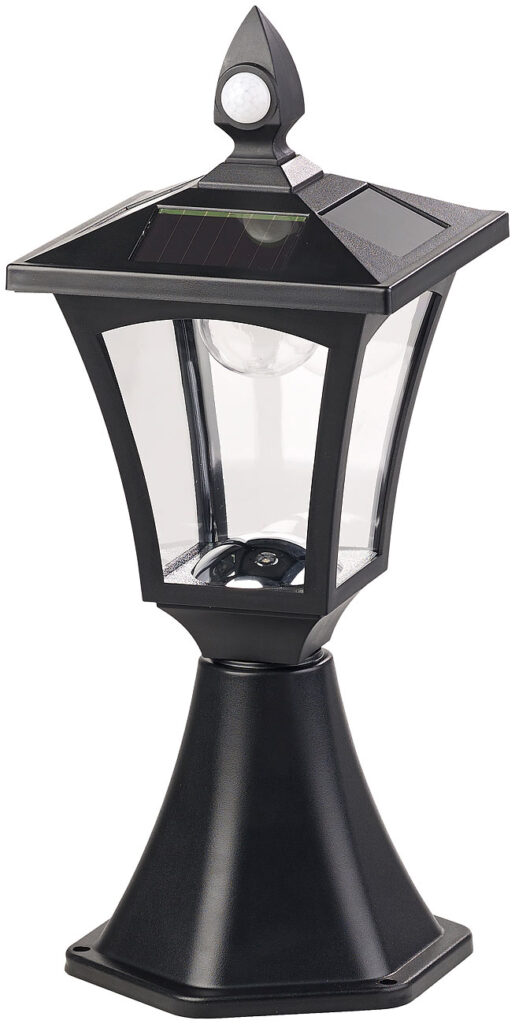 Solar-LED-Standleuchte, PIR-Sensor, Dämmerungssensor, 100 lm, IP44 Solar-LED-Standleuchte, PIR-Sensor, Dämmerungssensor, 100 lm, IP44