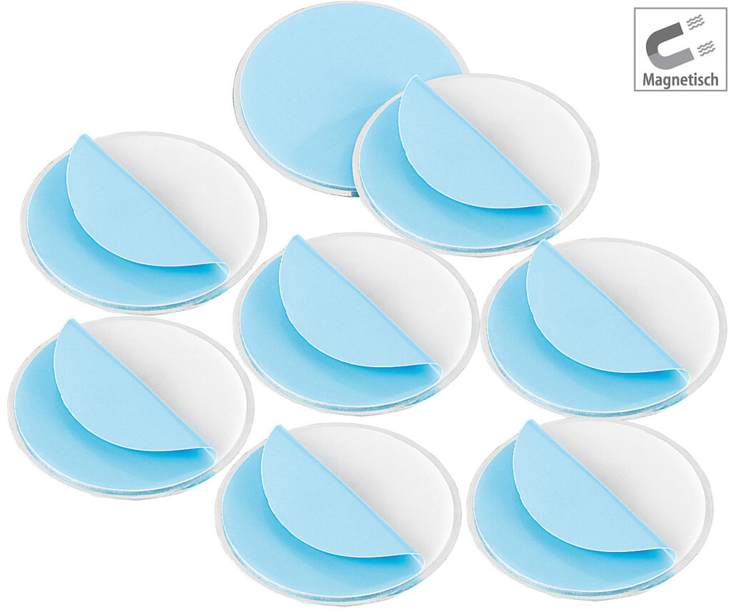 Magnet-Befestigungssystem für Rauchwarnmelder, Ø 70 mm, 8er-Set Magnet-Befestigungssystem für Rauchwarnmelder, Ø 70 mm, 8er-Set