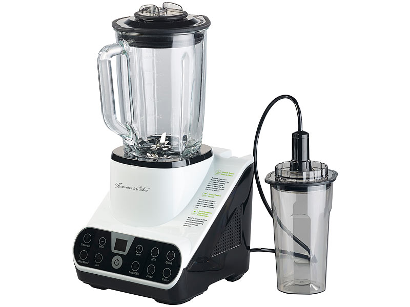 Standmixer mit Vakuumier-Funktion & LED-Touch-Display, 1,5 l, 1.300 W Standmixer mit Vakuumier-Funktion & LED-Touch-Display, 1,5 l, 1.300 W