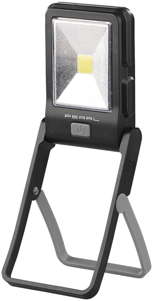 LED-Arbeitsleuchte im Baustrahler-Design mit 3 Watt COB-LED, 160 Lumen LED-Arbeitsleuchte im Baustrahler-Design mit 3 Watt COB-LED, 160 Lumen