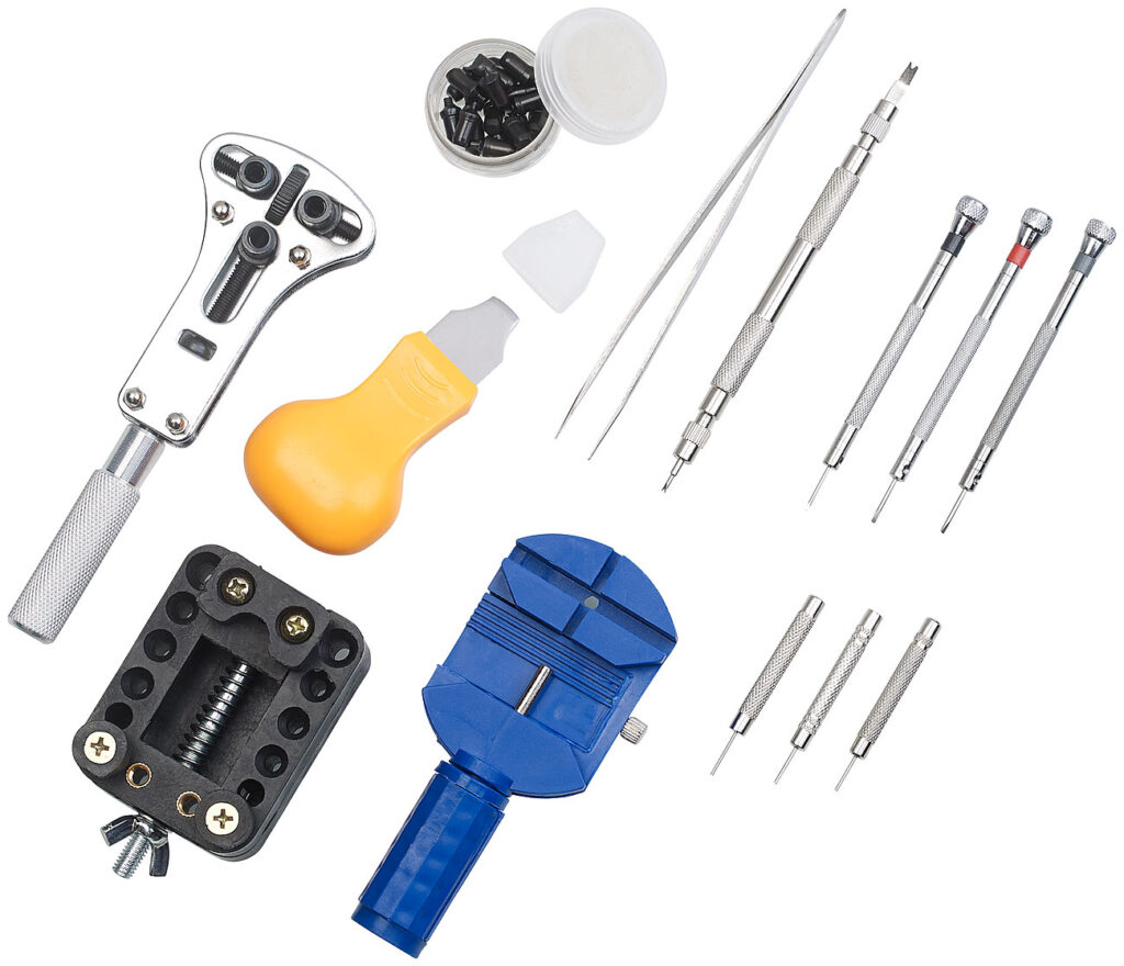 13-teiliges Uhrmacher-Werkzeug-Set zur Uhren-Reparatur