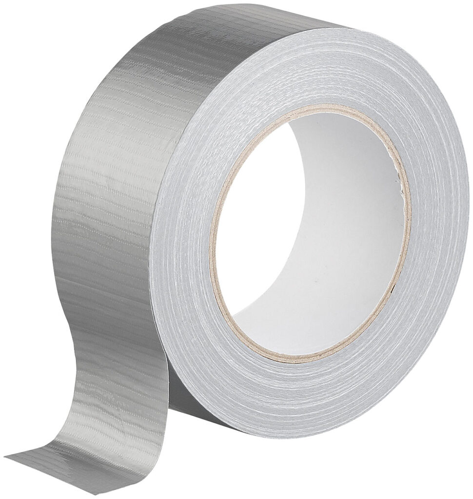 Reissfestes Gewebe-Klebeband, 4,8 cm breit, 0,17 mm dick, silbern, 50 m Reissfestes Gewebe-Klebeband, 4,8 cm breit, 0,17 mm dick, silbern, 50 m
