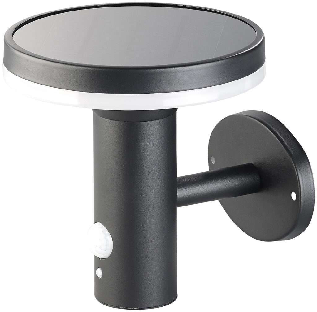 Premium-LED-Solar-Wandleuchte mit PIR-Sensor, Nachtlicht, 600 Lumen Premium-LED-Solar-Wandleuchte mit PIR-Sensor, Nachtlicht, 600 Lumen