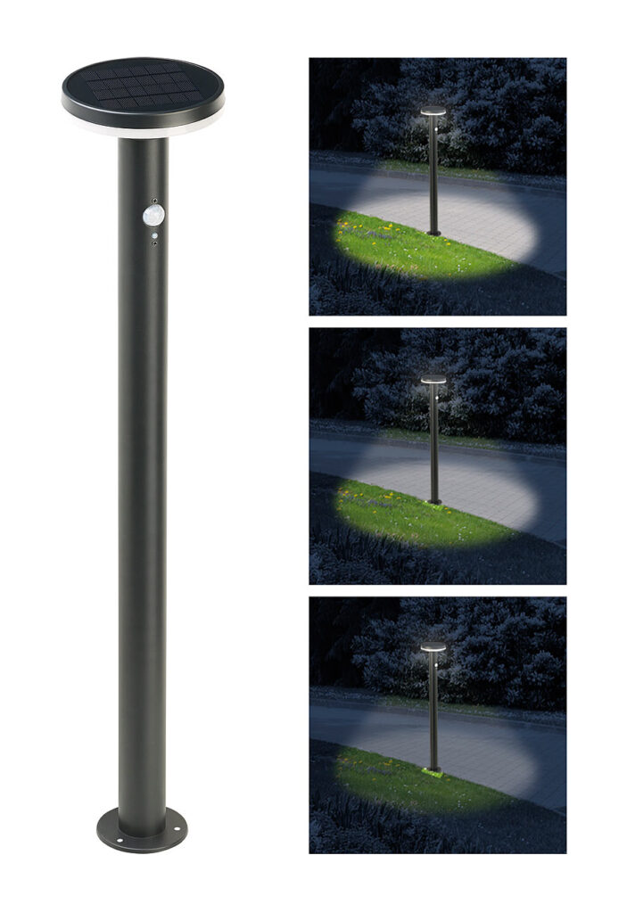 LED-Solar-Wegeleuchte SWL-600, PIR-Sensor, Nachtlicht, 600 Lumen LED-Solar-Wegeleuchte SWL-600, PIR-Sensor, Nachtlicht, 600 Lumen