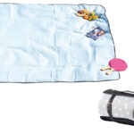 Wasserabweisende Fleece-Picknick-Decke, 175 x 200 cm