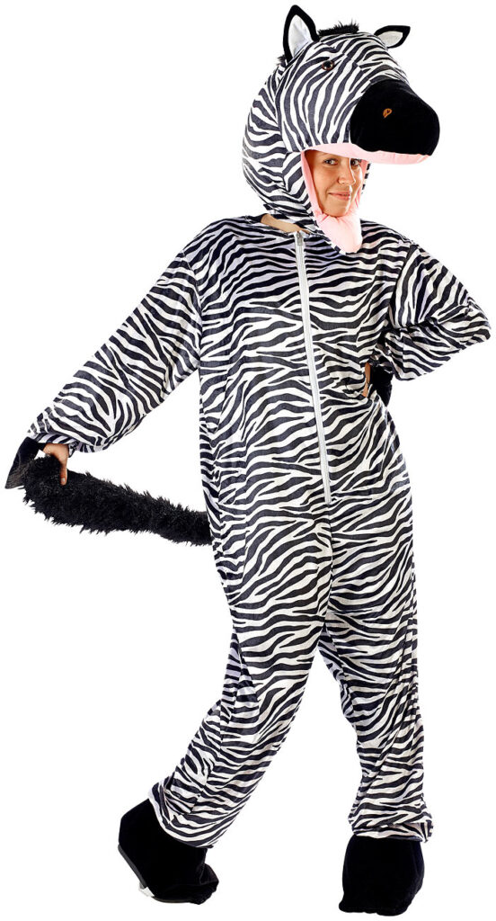 Halloween- & Faschings-Kostüm“Zebra“