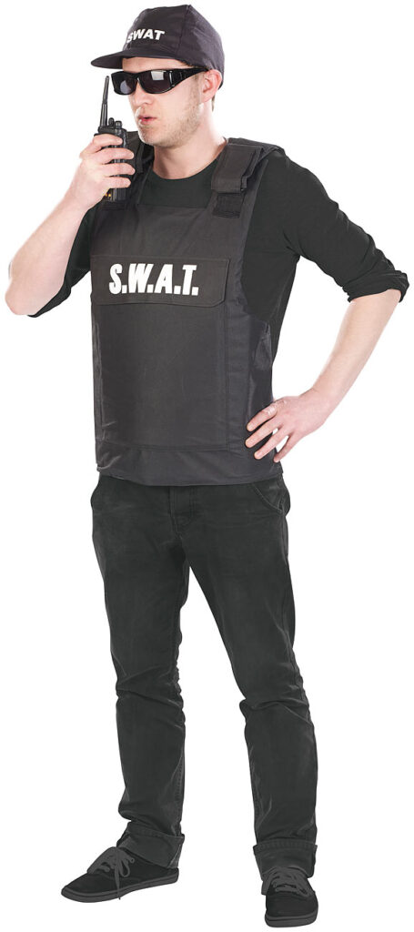 Faschings-Kostüm „S.W.A.T.“, 2-teilig, Einheitsgrösse Faschings-Kostüm „S.W.A.T.“, 2-teilig, Einheitsgrösse