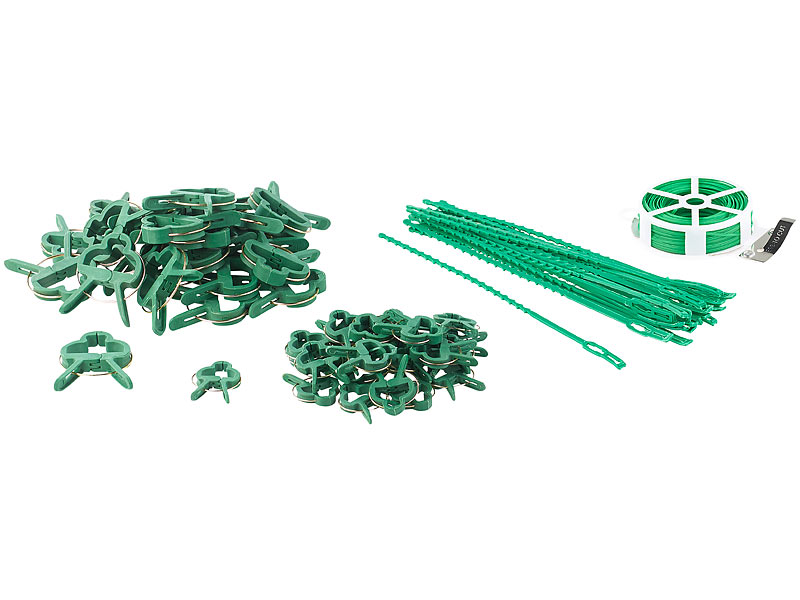 Pflanzenbefestigungs-Set mit Pflanzenclips, XXL-Pack, 71-teilig Pflanzenbefestigungs-Set mit Pflanzenclips, XXL-Pack, 71-teilig