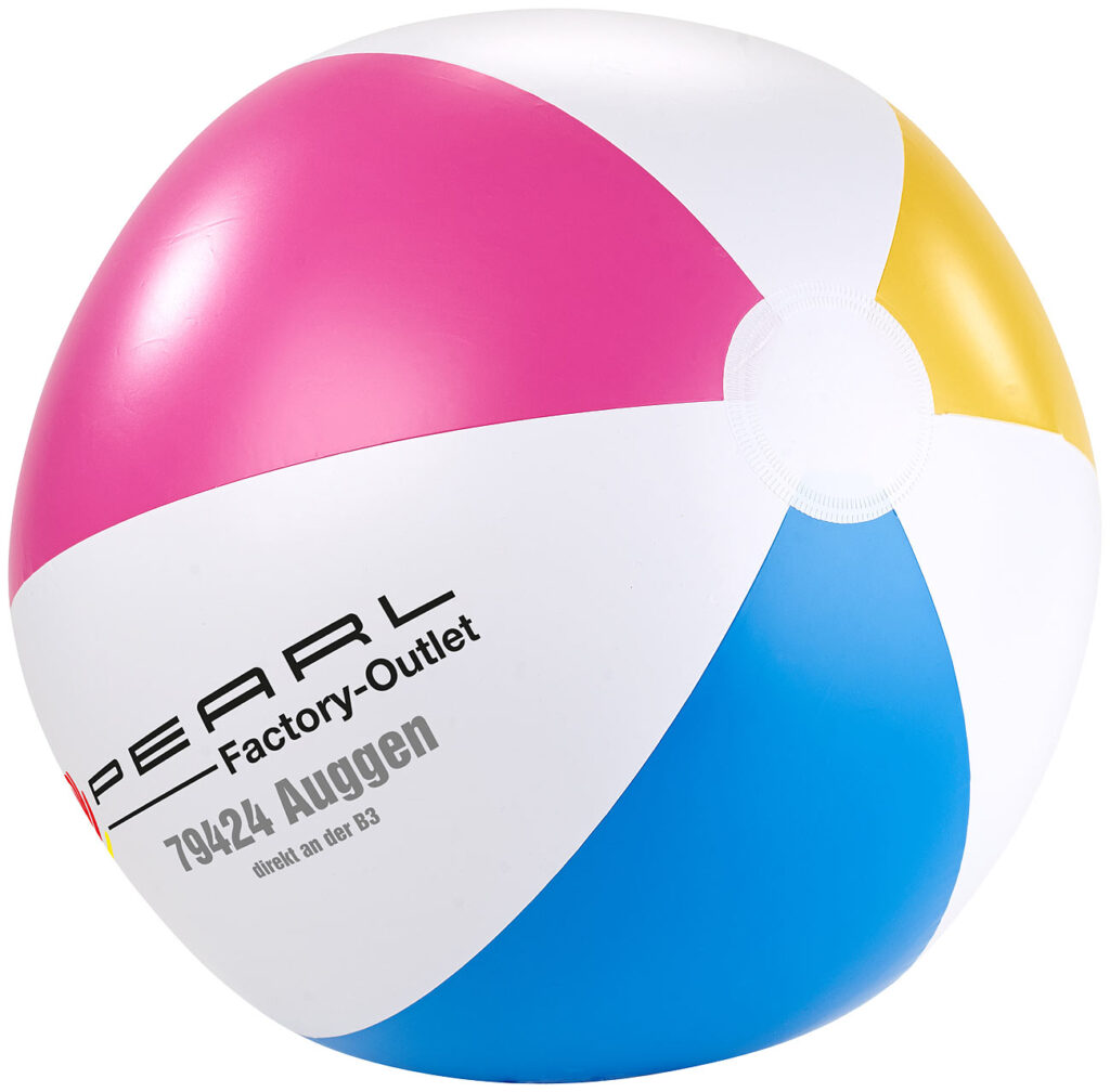 Aufblasbarer Wasserball, mehrfarbig, Ø 33 cm