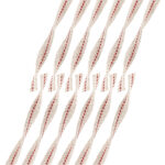 12er-Pack Universal-Dochte für Petroleum-Sturmlampen, 130 x 10,5 x 2 mm