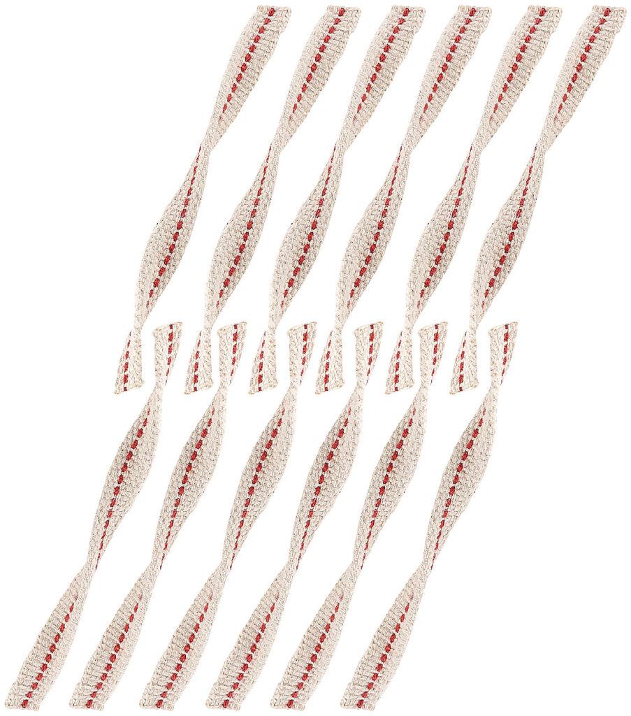 12er-Pack Universal-Dochte für Petroleum-Sturmlampen, 130 x 10,5 x 2 mm 12er-Pack Universal-Dochte für Petroleum-Sturmlampen, 130 x 10,5 x 2 mm