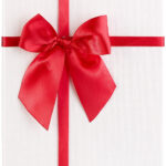 3er-Set edle Geschenk-Boxen mit roter Schleife, 3 verschiedene Grössen