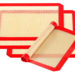 4er-Set Antihaft-Dauer-Backmatten aus Silikon, 30 x 40 cm, BPA-frei