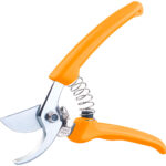 Bypass-Gartenschere mit hochwertigen Carbonstahl-Klingen, 19 cm