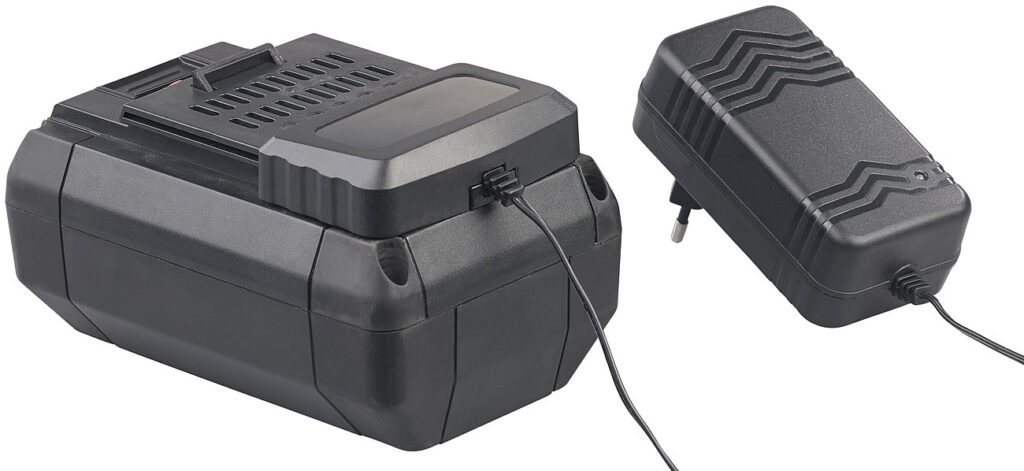 Akku-Ladegerät AW-40.lg für 40-Volt-Akku der Serie AW-40 Akku-Ladegerät AW-40.lg für 40-Volt-Akku der Serie AW-40