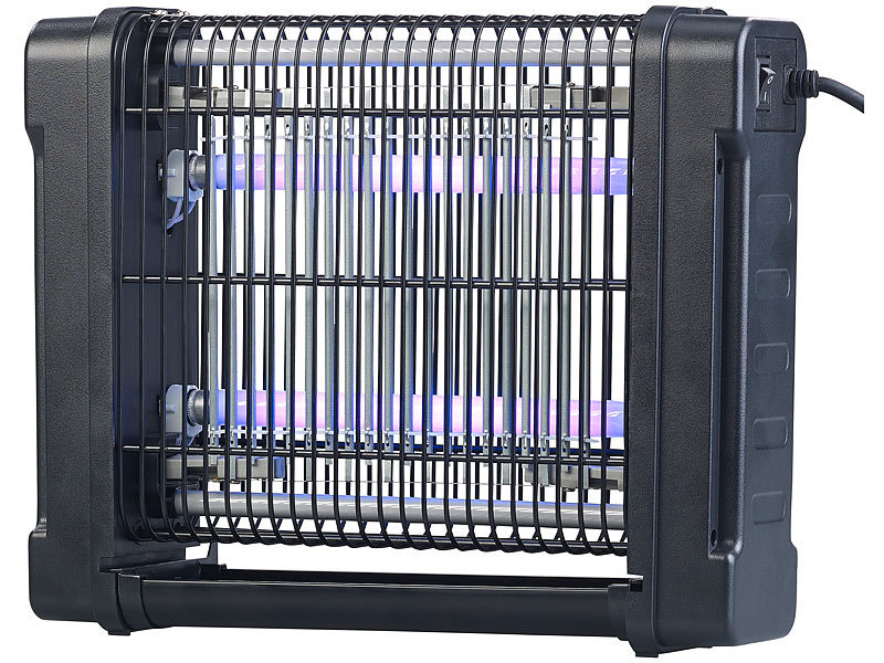 UV-Insektenvernichter mit Rundum-Gitter, 2 UV-Röhren, 1.600V, 12 Watt