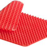 Antihaftbeschichtete Silikon-Backmatte, Pyramiden-Noppen, bis 180 °C
