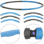 Hula-Hoop-Reifen mit Schaumstoff-Ummantelung & Massage-Noppen, 1,2 kg