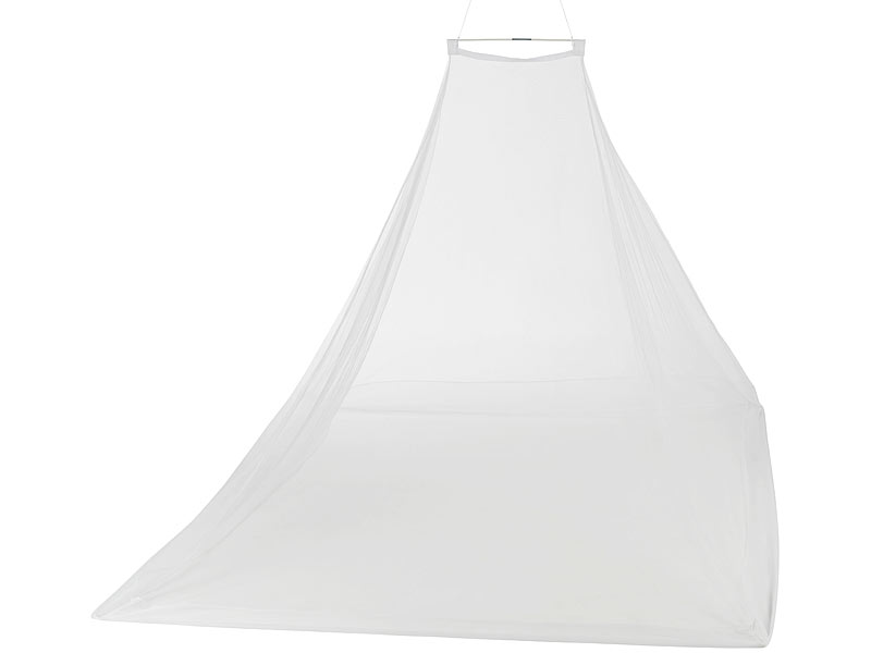 Keilförmiges Moskitonetz für Doppelbetten, 156 Mesh, weiss Keilförmiges Moskitonetz für Doppelbetten, 156 Mesh, weiss