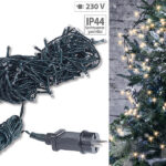 LED-Lichterkette mit 160 LEDs für innen & aussen, IP44, warmweiss, 16 m