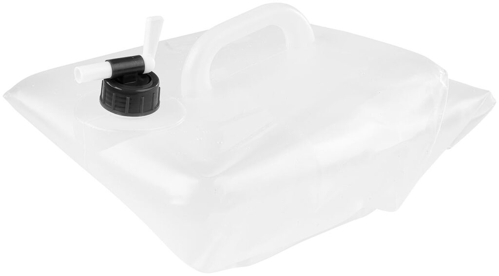 Faltbarer Wasserkanister mit Zapfhahn, 20 Liter, ideal für Trinkwasser