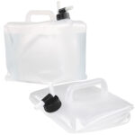 Faltbarer Wasserkanister mit Zapfhahn, 10 Liter, ideal für Trinkwasser